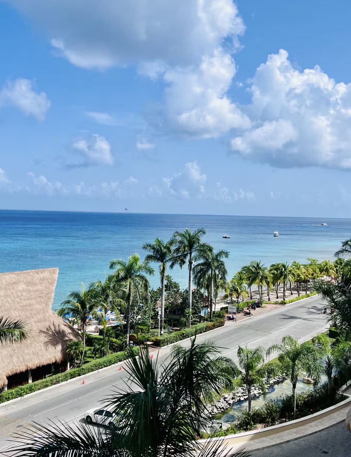 Daytime ocean view from Condo 510 balcony